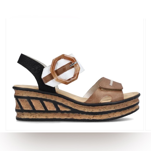 Rieker Women’s 68176 Rose Sandal - Picture 3 of 8